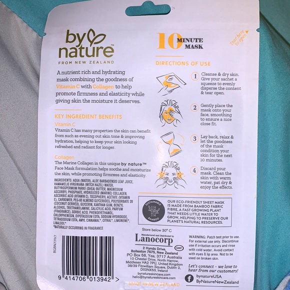 Vitamin C + Collagen Face Mask - Picture 2 of 2